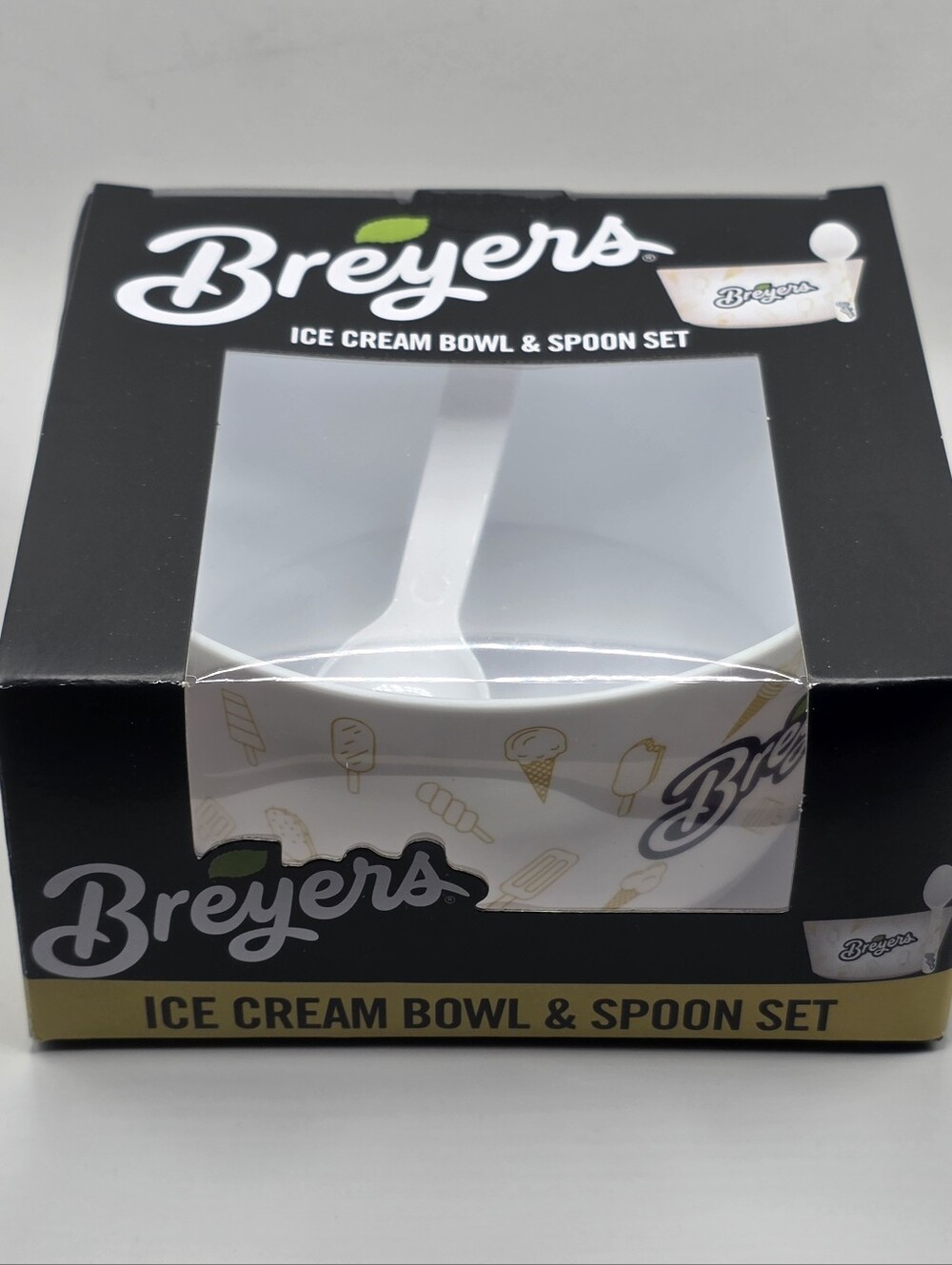Breyers Ice Cream Bowl & Spoon Set
